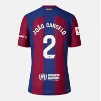 Barcelona Joao Cancelo #2 Domáci Ženy futbalový dres 2023-24 Krátky Rukáv